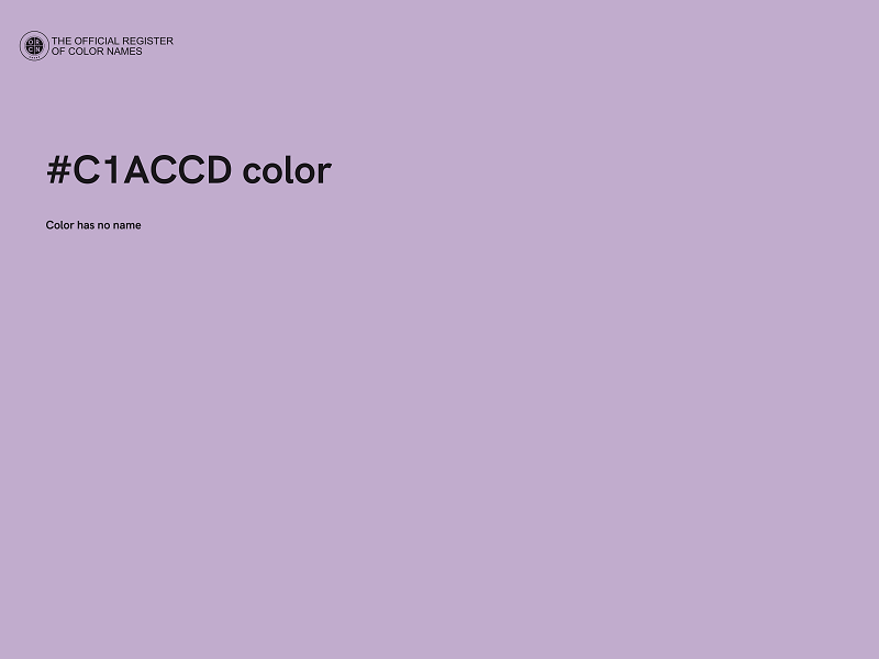 #C1ACCD color image