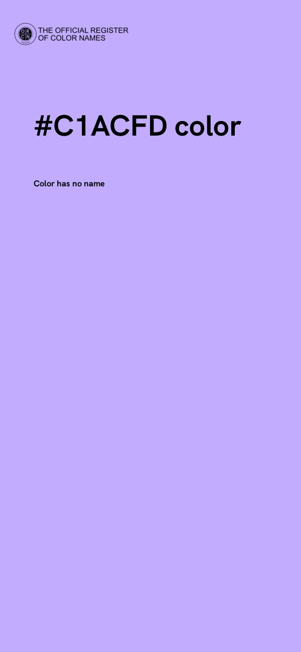 #C1ACFD color image