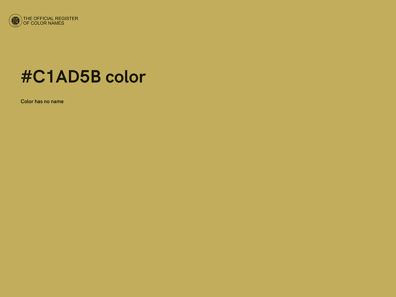 #C1AD5B color image