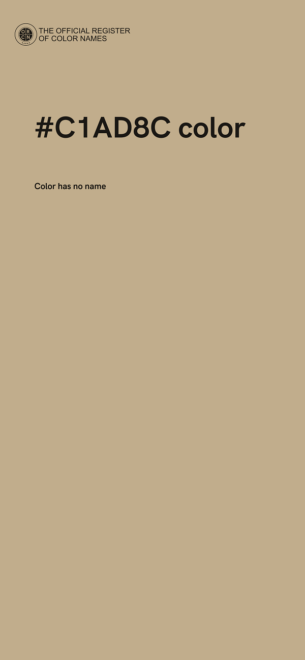 #C1AD8C color image