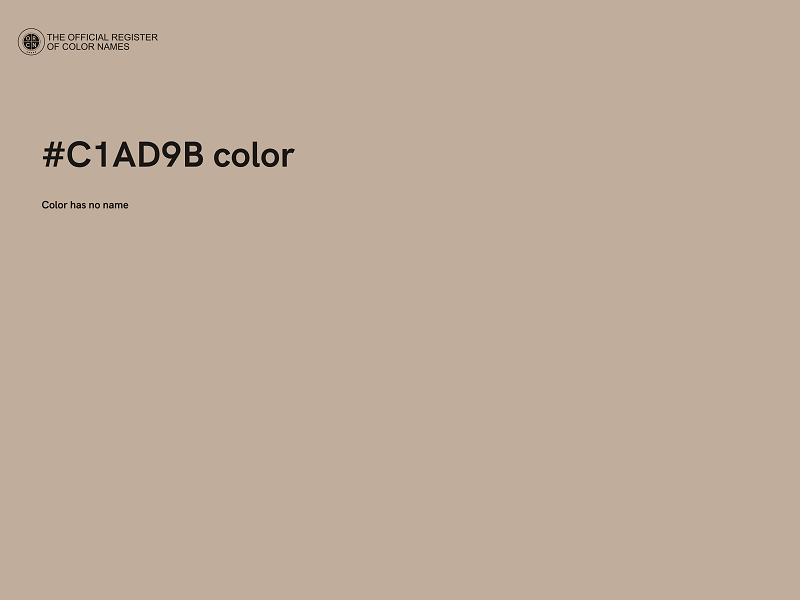 #C1AD9B color image