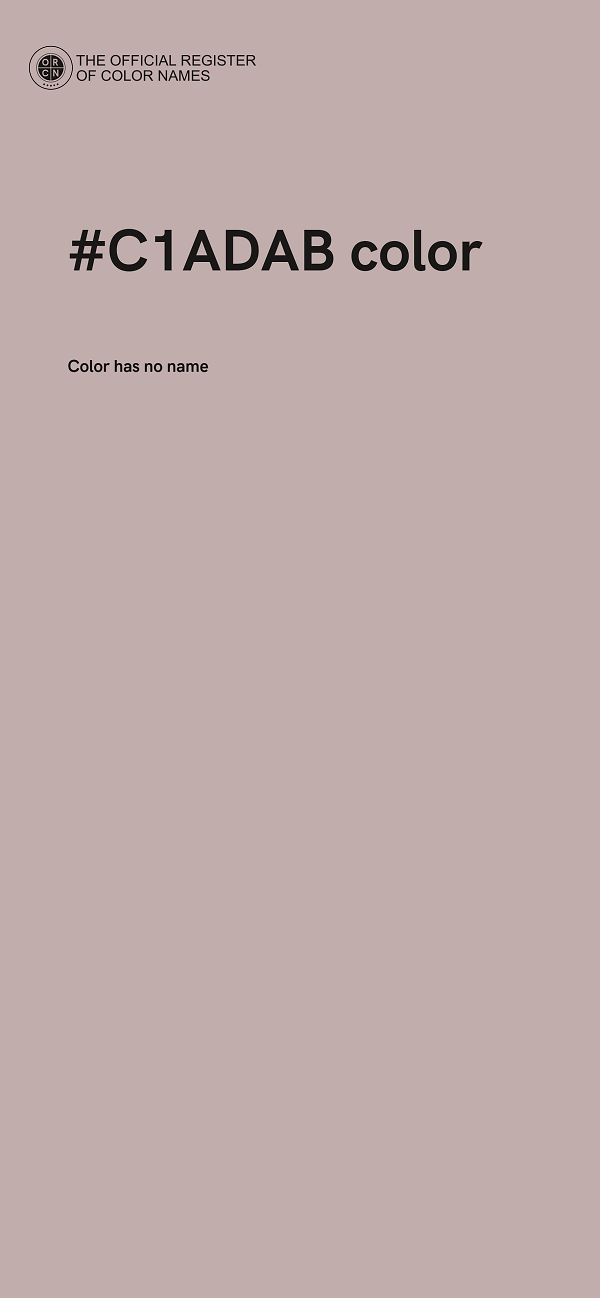 #C1ADAB color image
