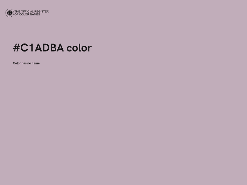 #C1ADBA color image