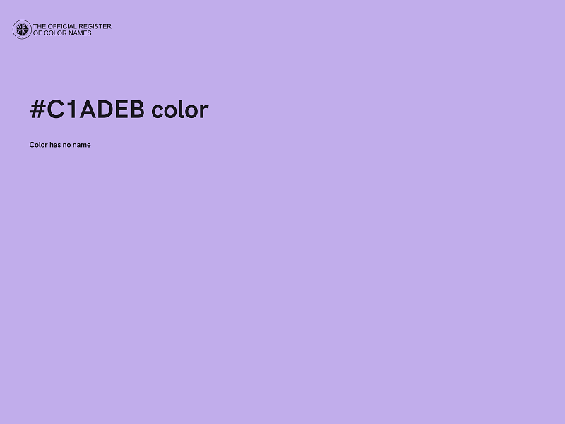 #C1ADEB color image