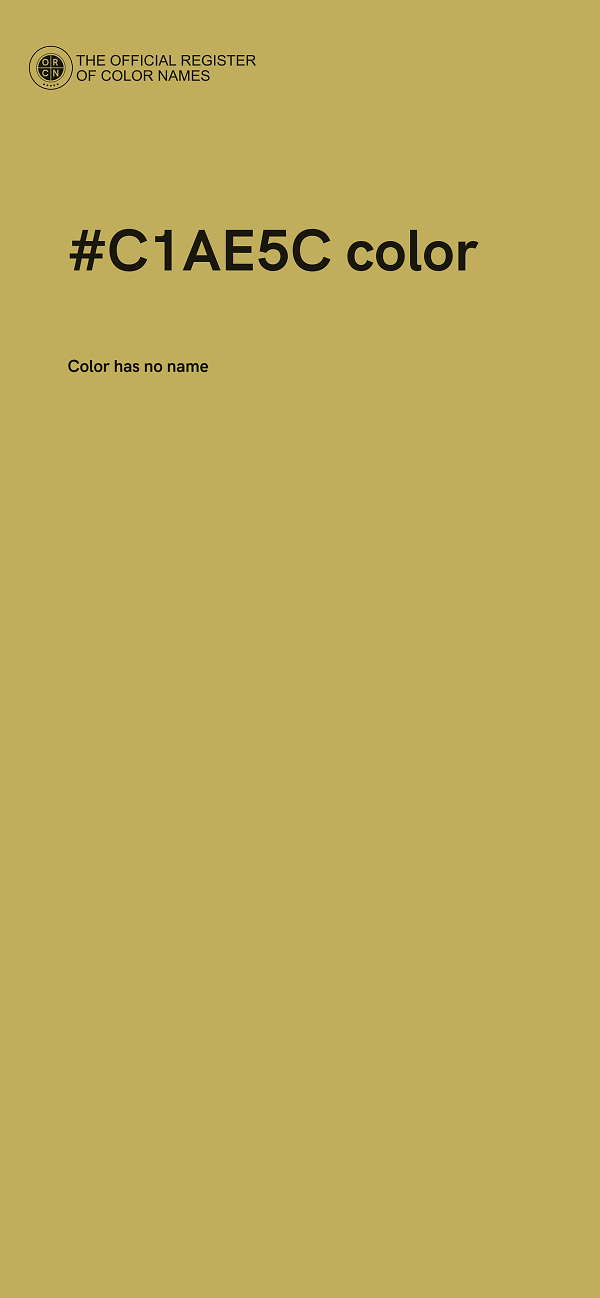 #C1AE5C color image