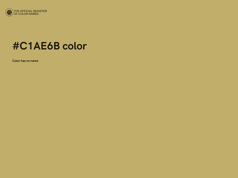#C1AE6B color image