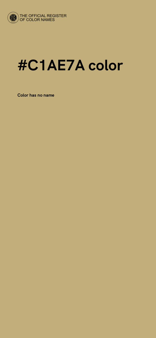 #C1AE7A color image