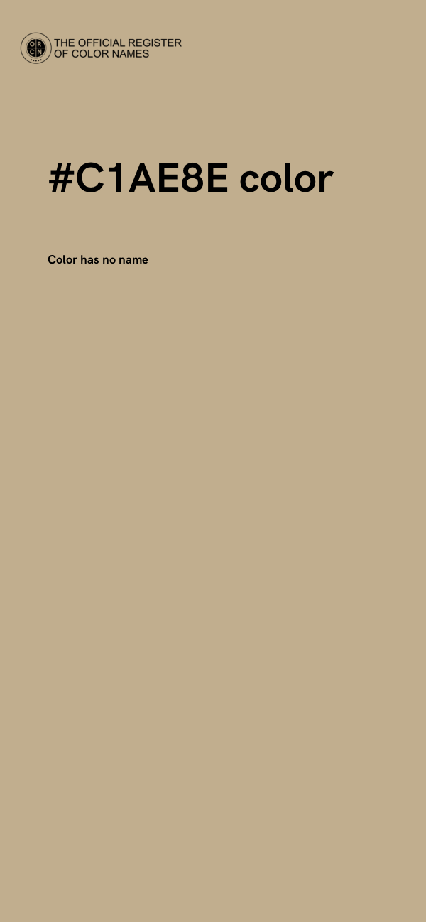 #C1AE8E color image