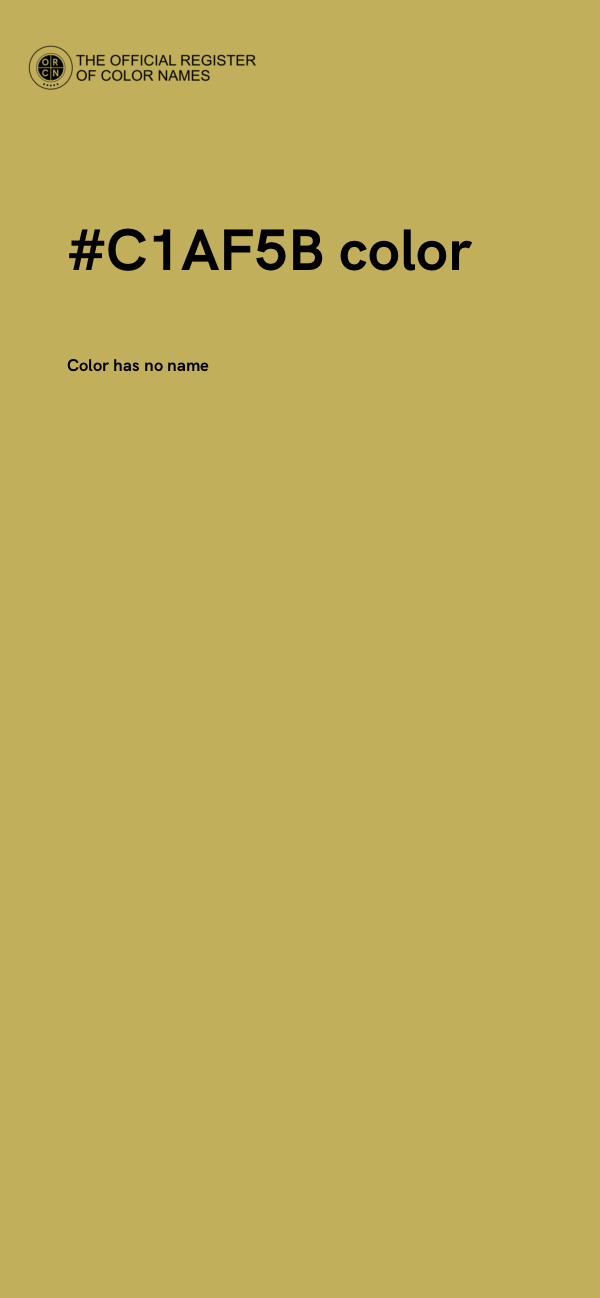 #C1AF5B color image