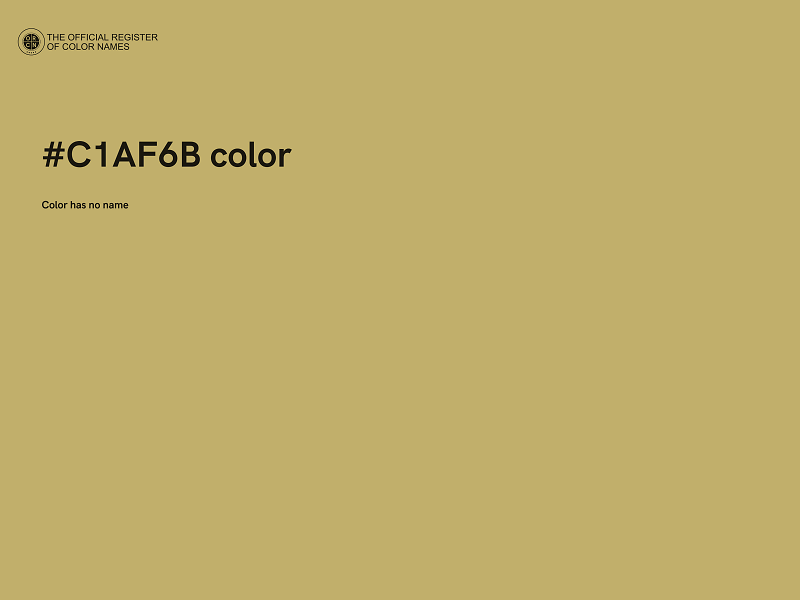 #C1AF6B color image