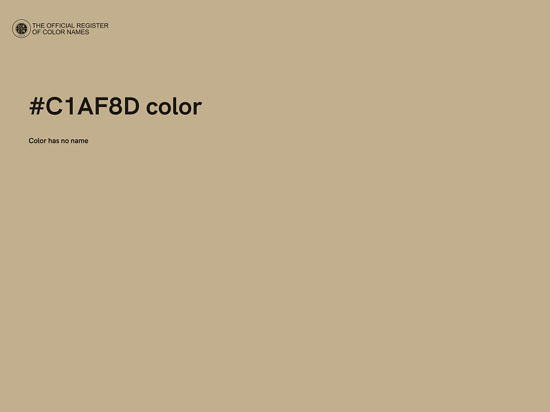 #C1AF8D color image