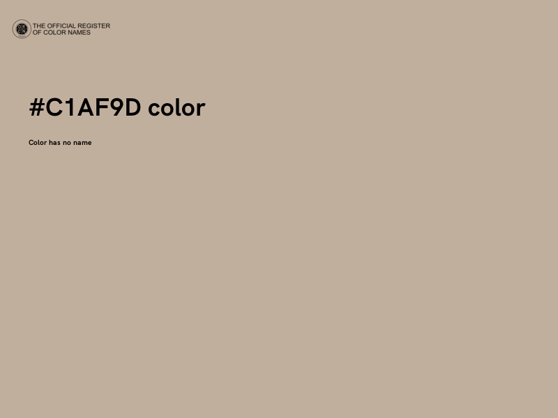 #C1AF9D color image