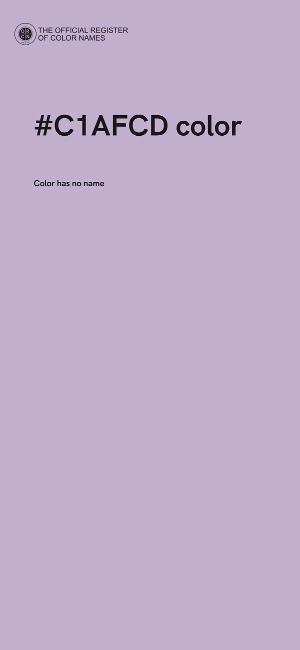 #C1AFCD color image