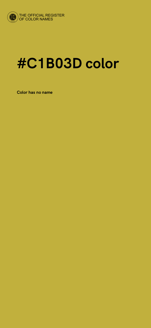 #C1B03D color image
