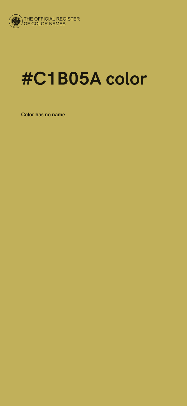 #C1B05A color image