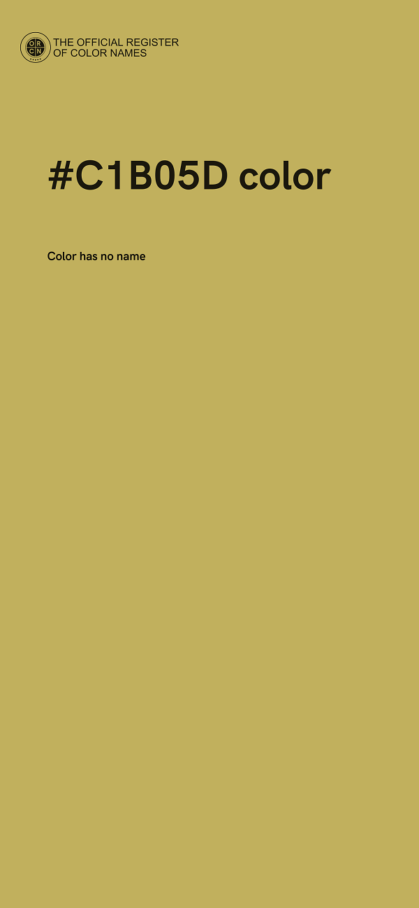 #C1B05D color image