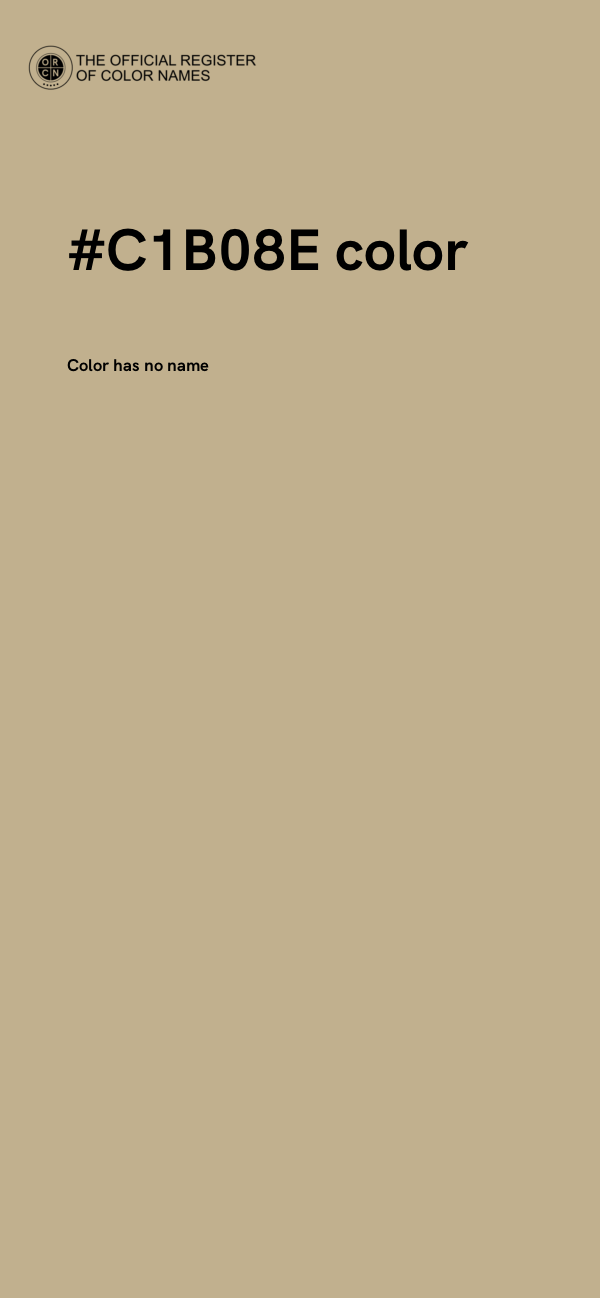 #C1B08E color image