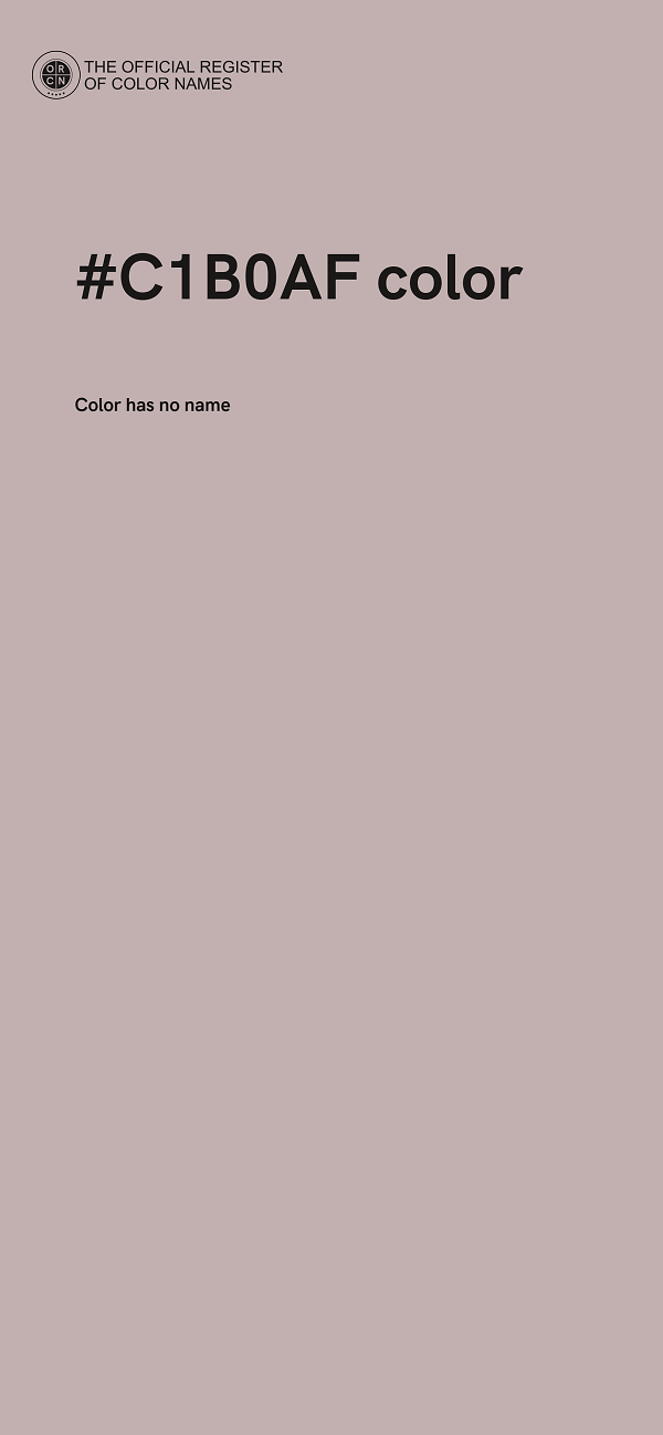 #C1B0AF color image