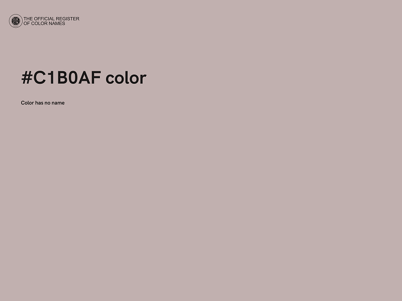 #C1B0AF color image