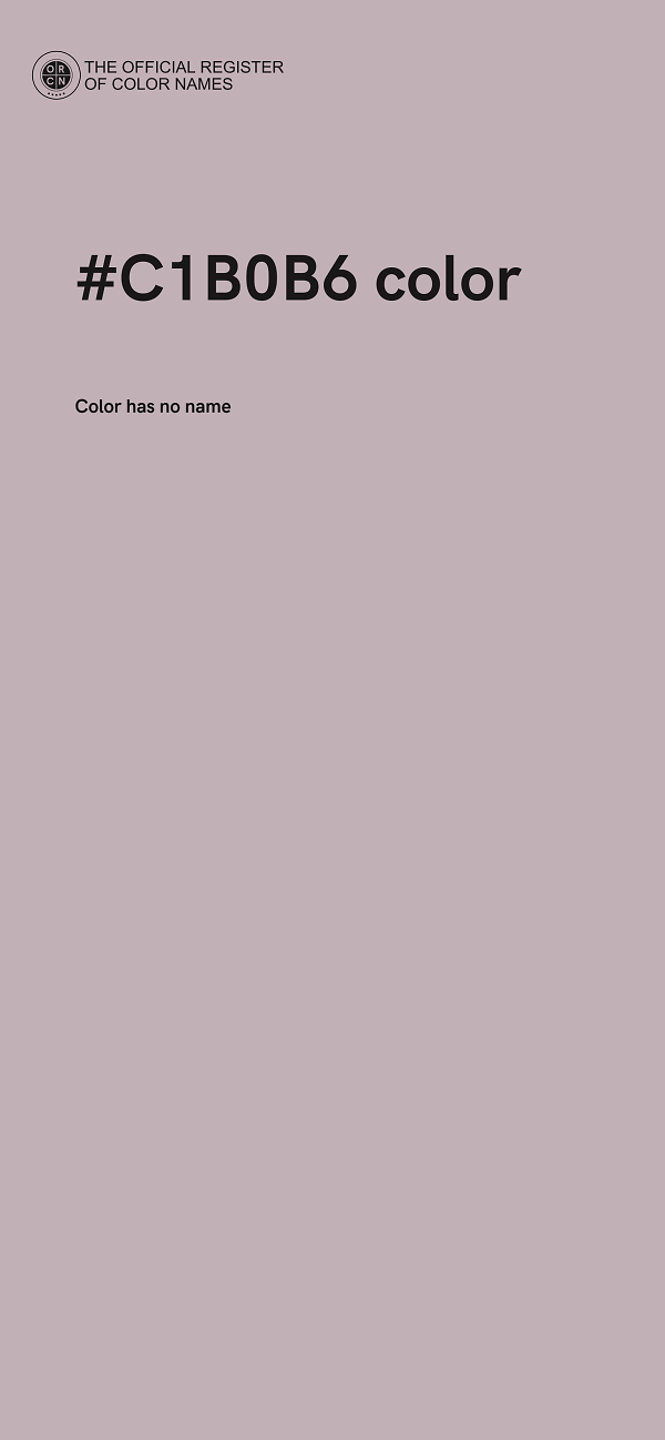 #C1B0B6 color image