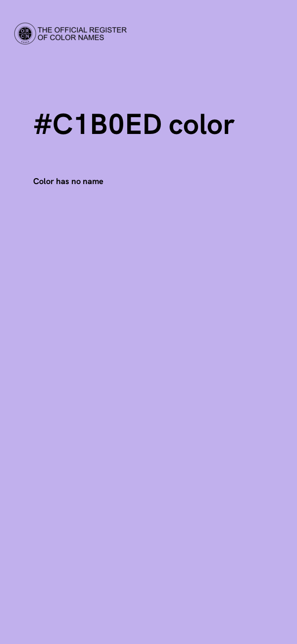 #C1B0ED color image