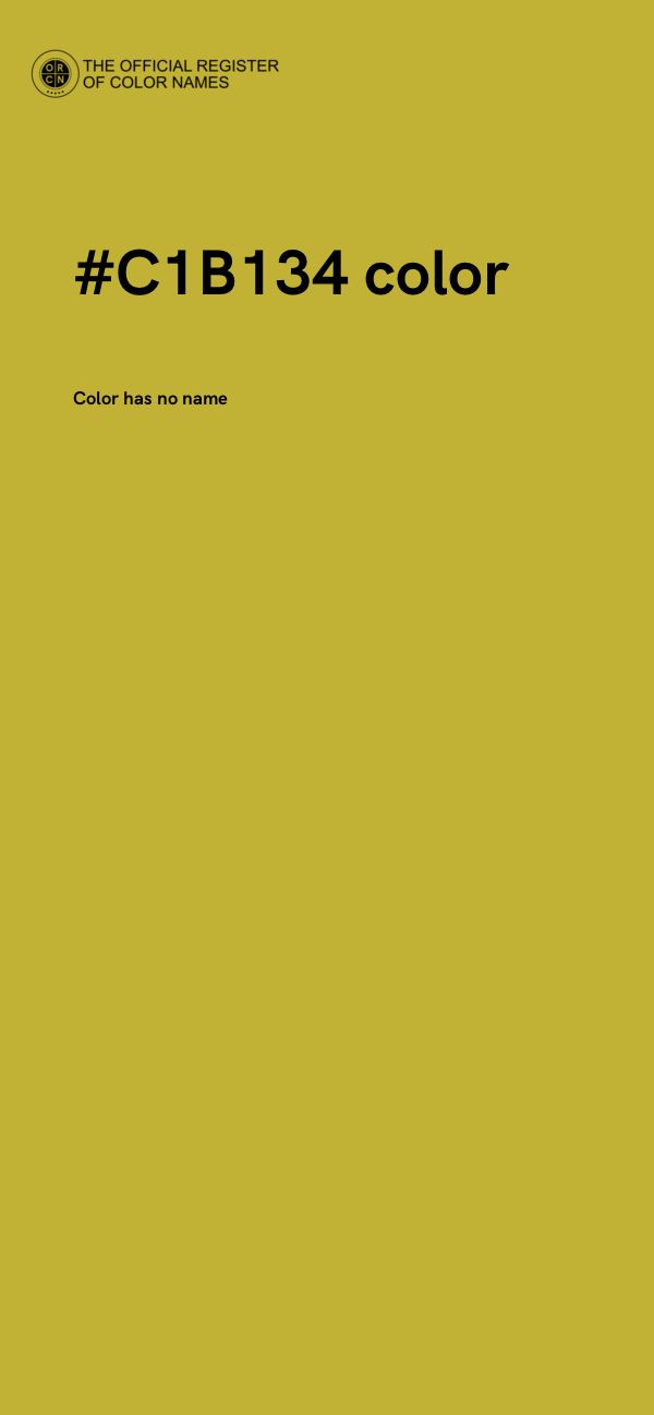 #C1B134 color image