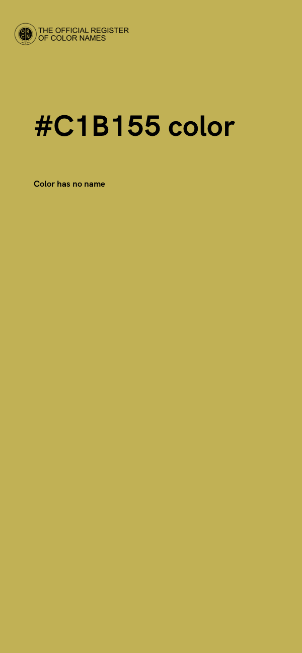 #C1B155 color image