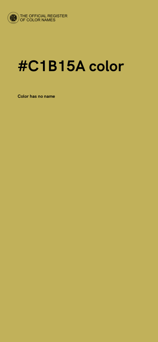#C1B15A color image