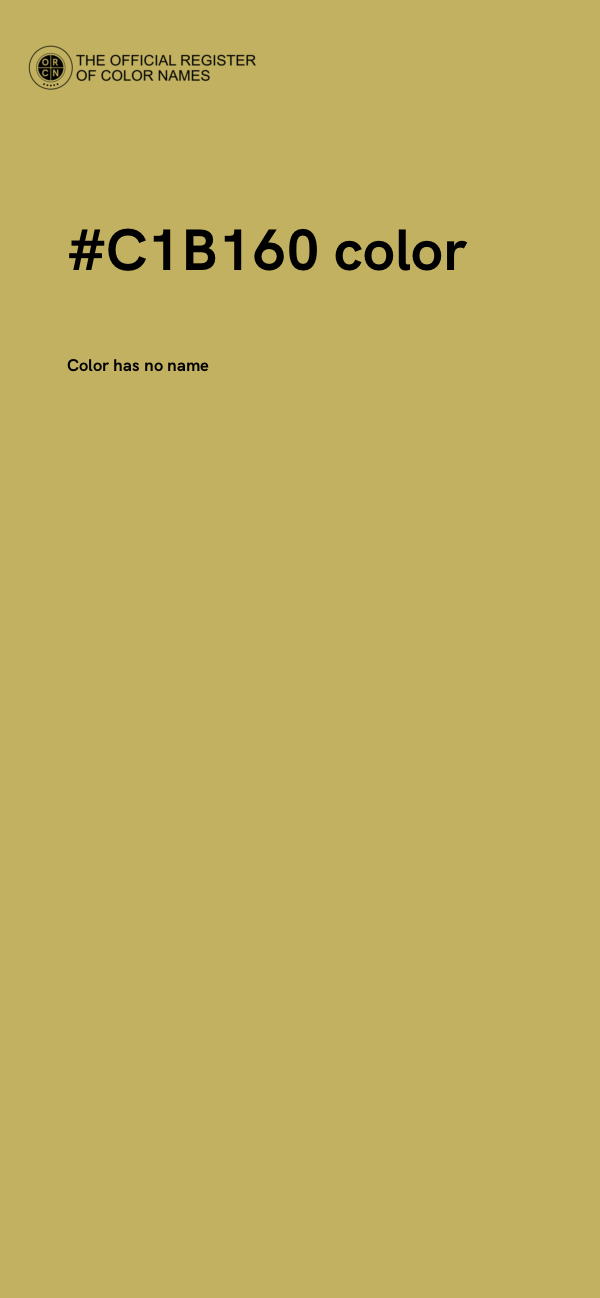 #C1B160 color image