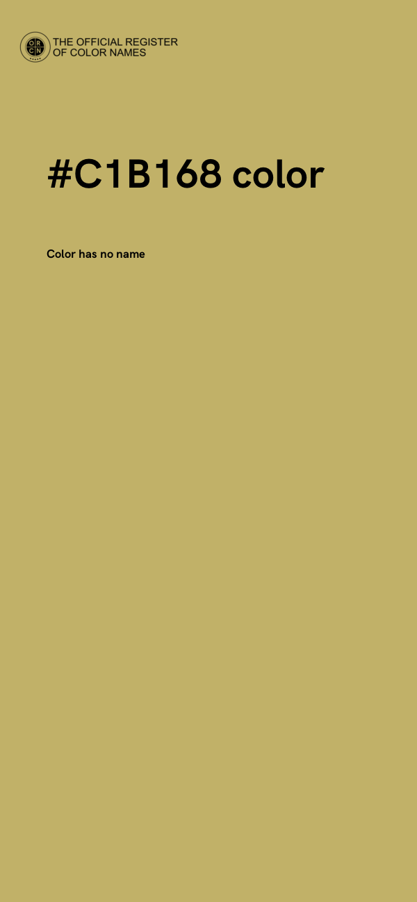 #C1B168 color image