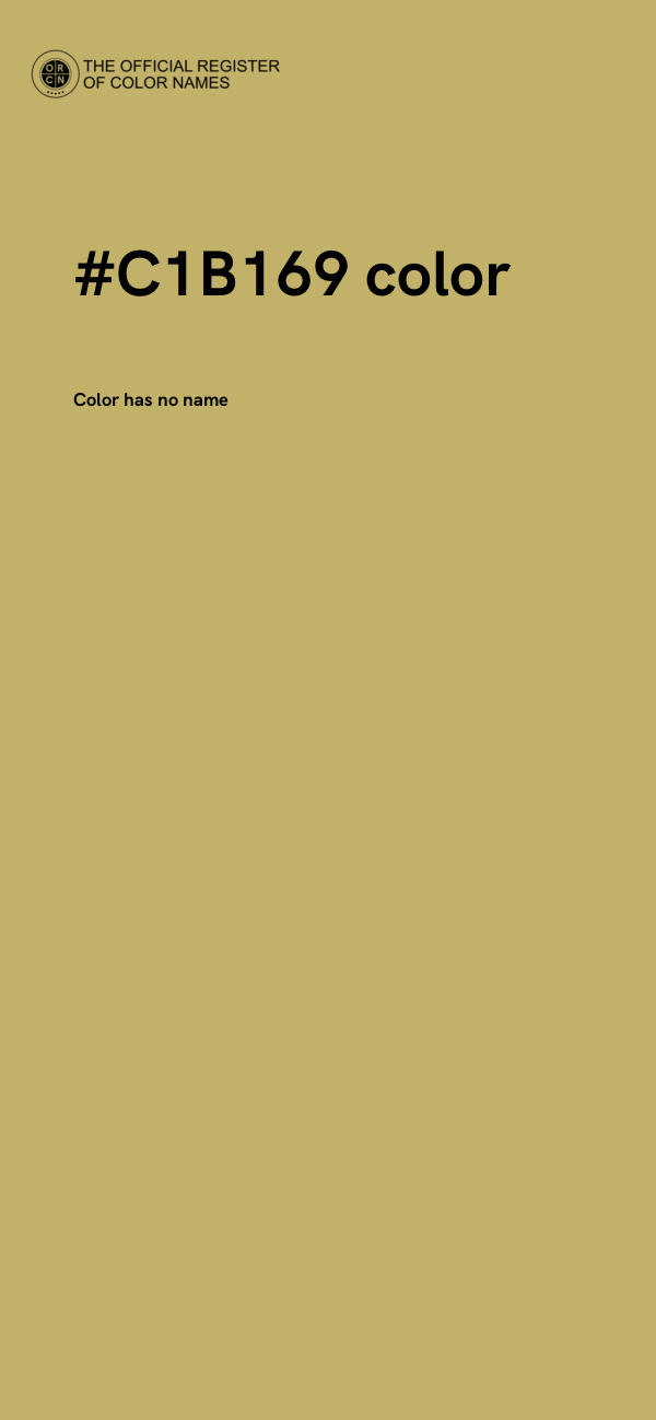 #C1B169 color image