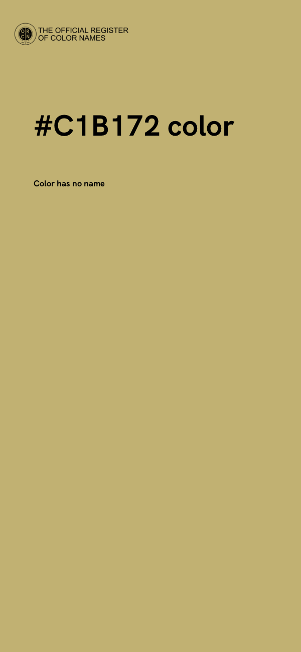 #C1B172 color image