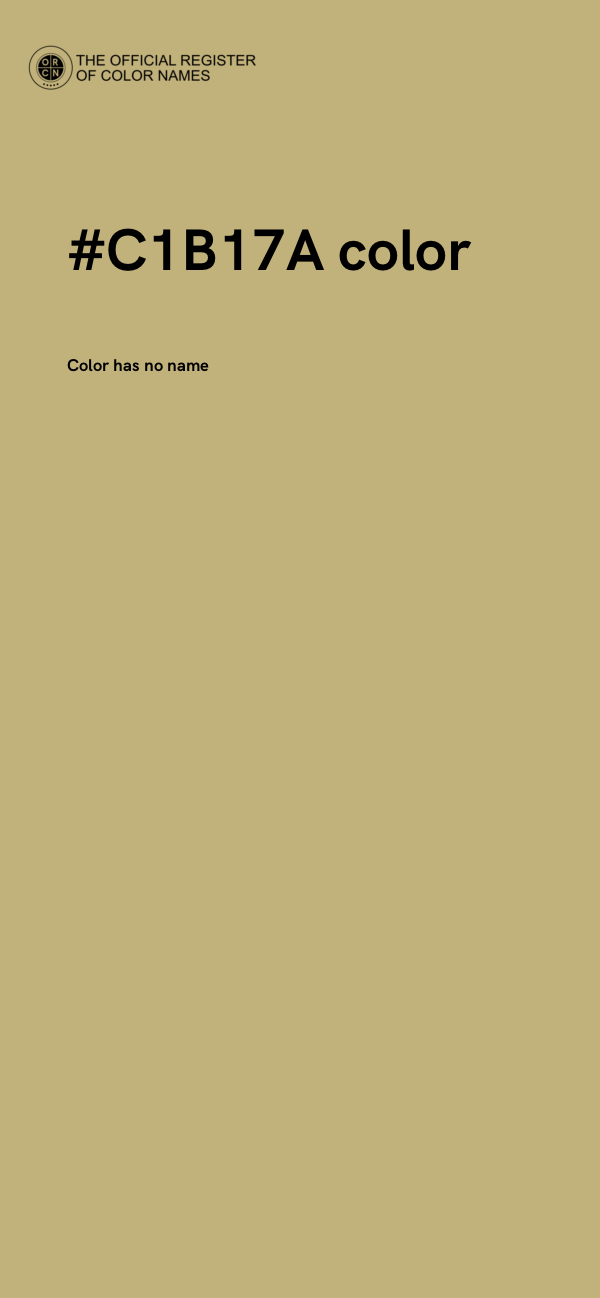 #C1B17A color image