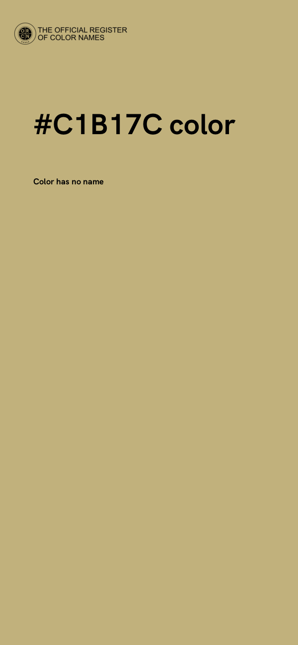 #C1B17C color image