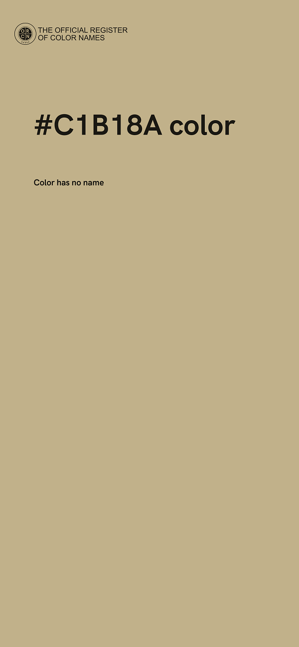 #C1B18A color image