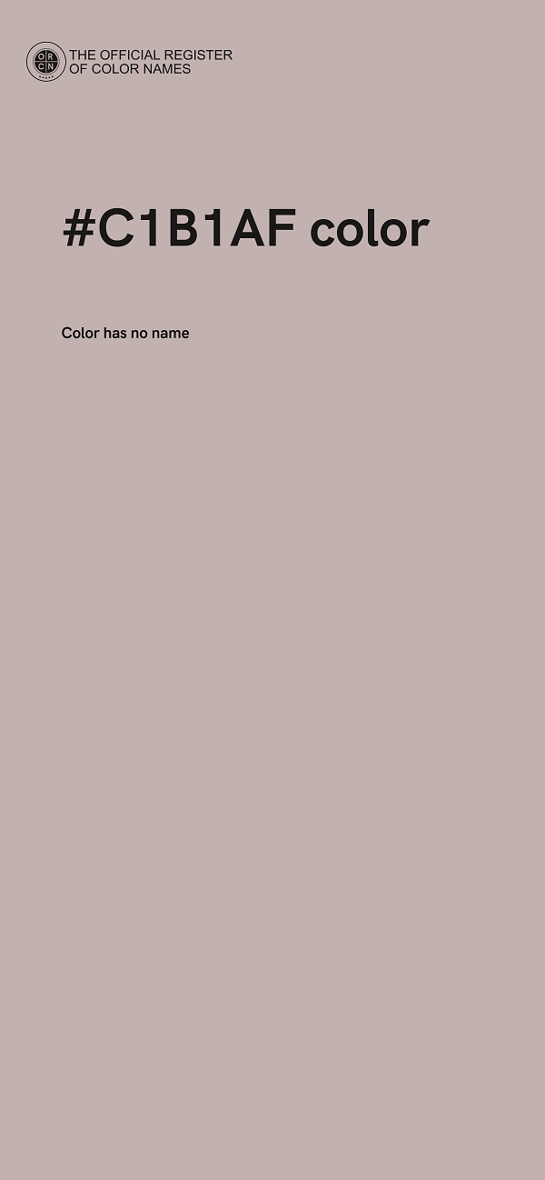 #C1B1AF color image