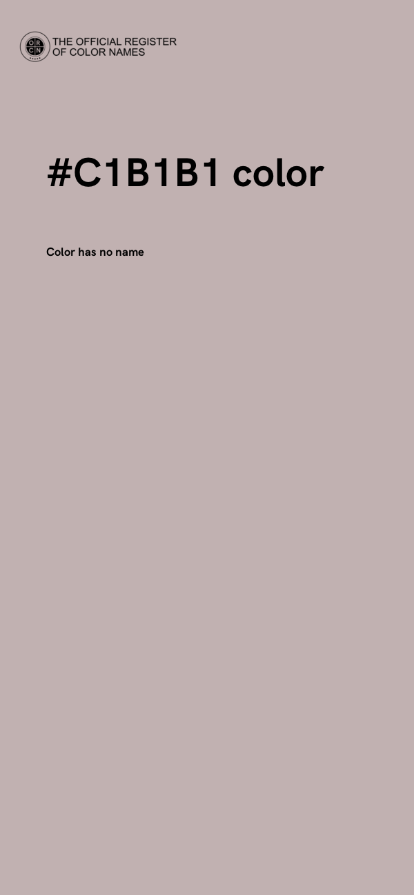 #C1B1B1 color image