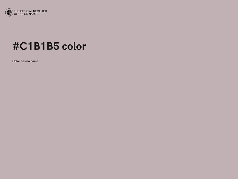 #C1B1B5 color image