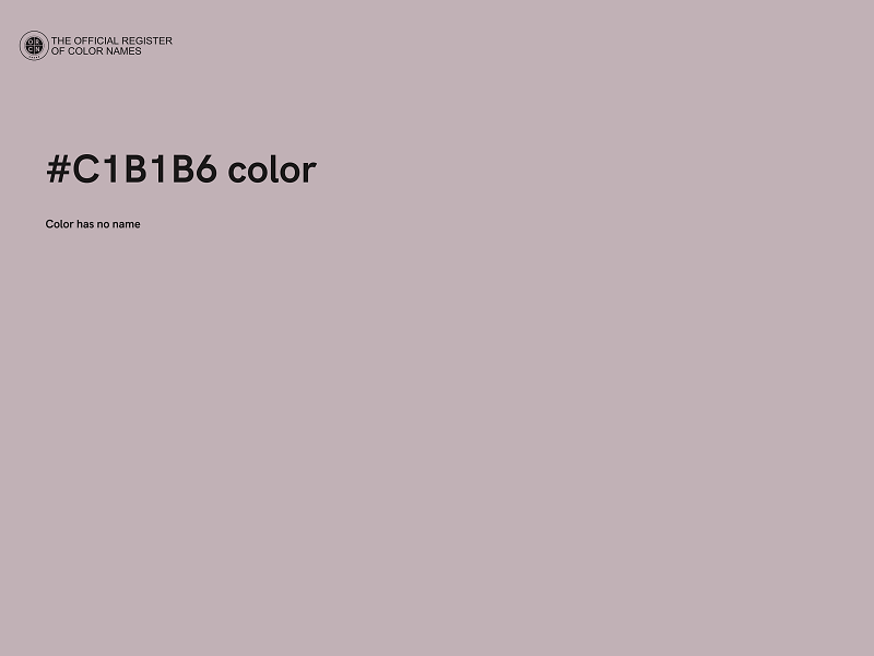 #C1B1B6 color image