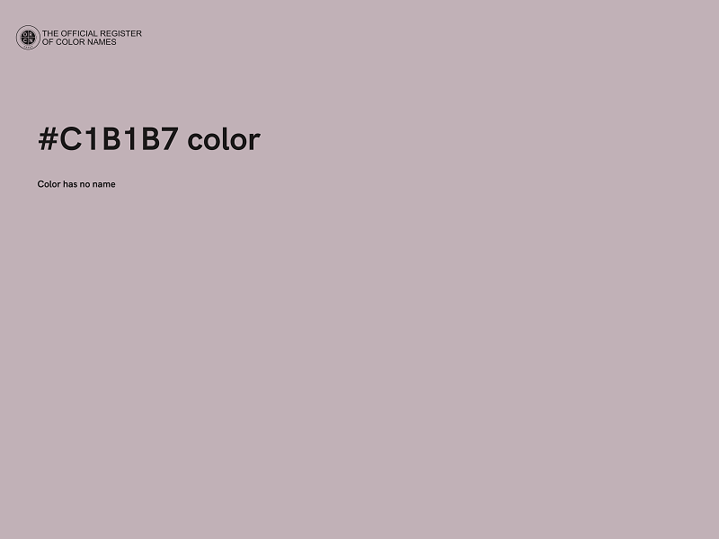 #C1B1B7 color image