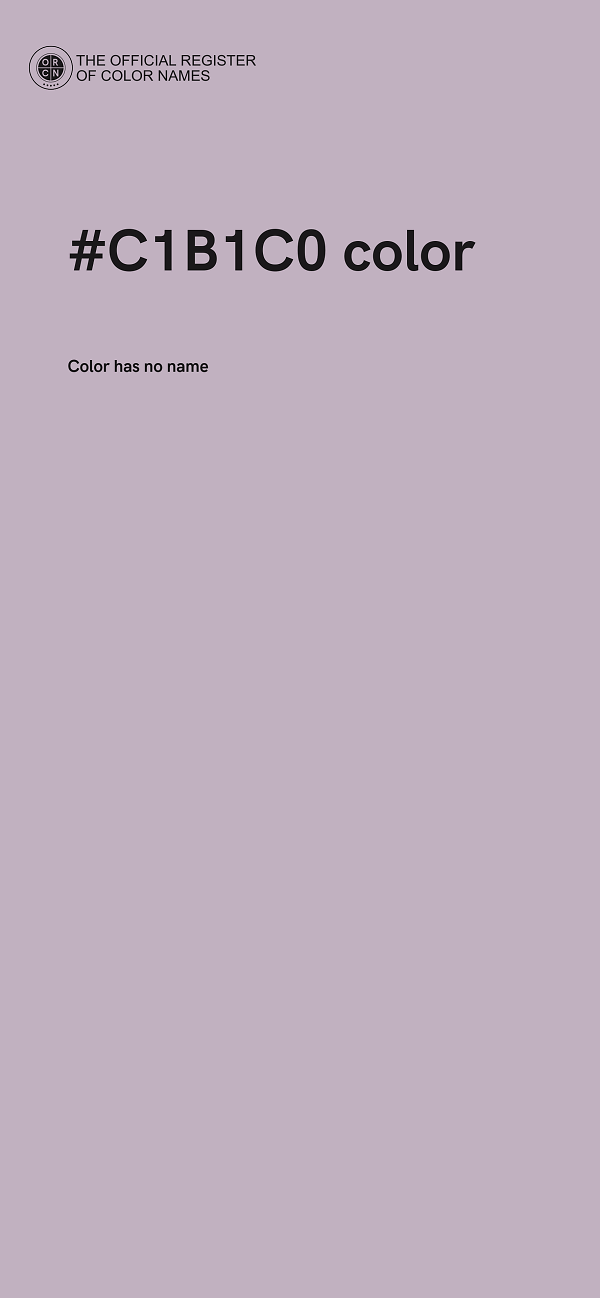 #C1B1C0 color image
