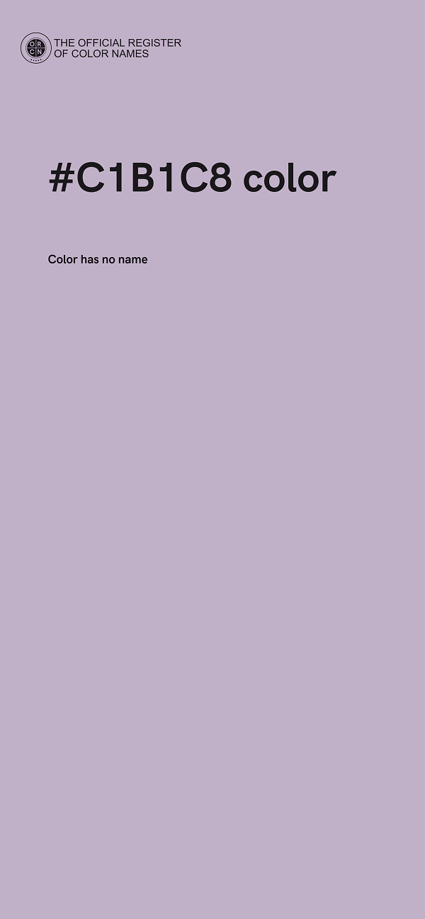 #C1B1C8 color image