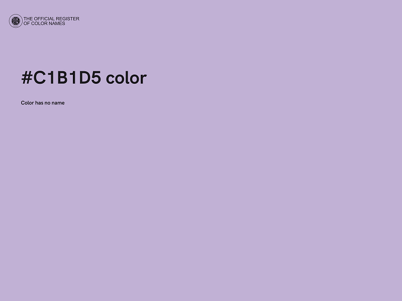 #C1B1D5 color image