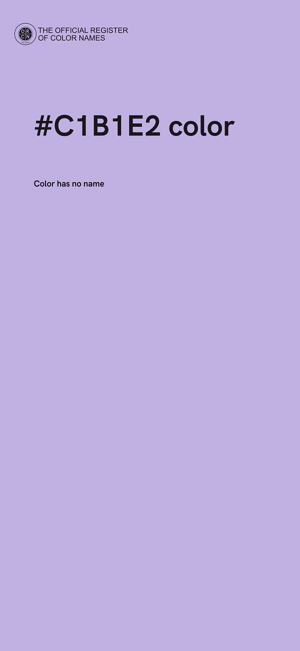 #C1B1E2 color image