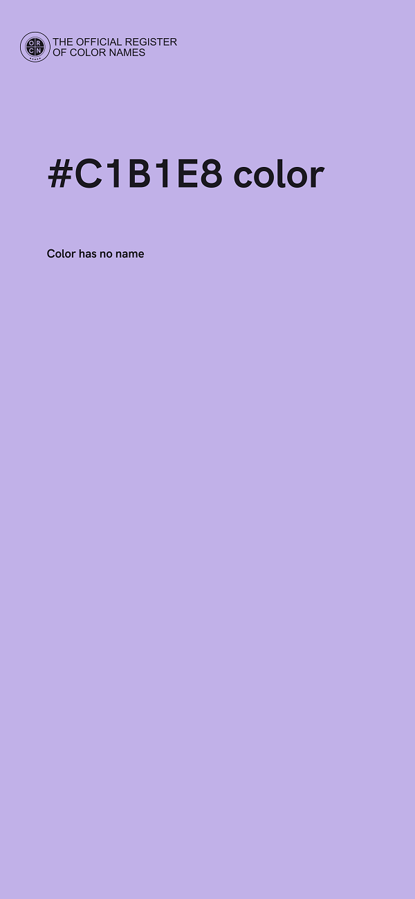 #C1B1E8 color image