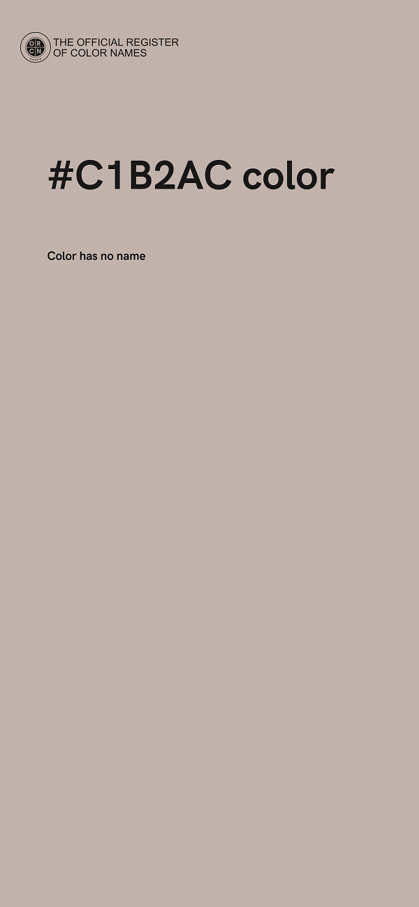 #C1B2AC color image