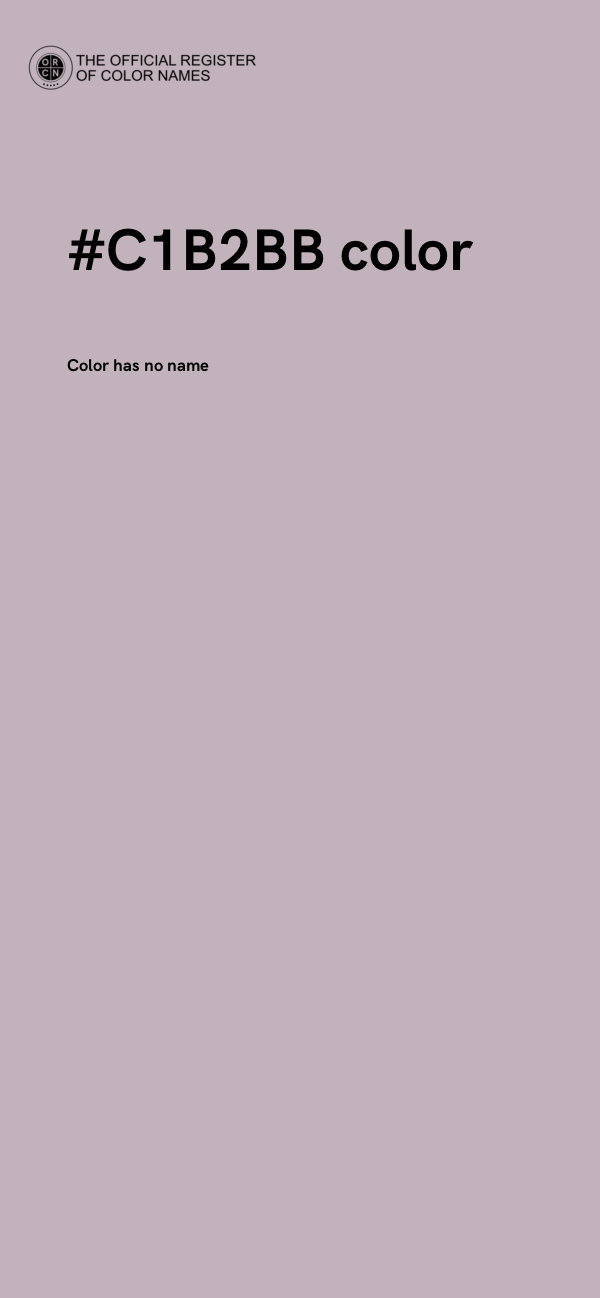 #C1B2BB color image