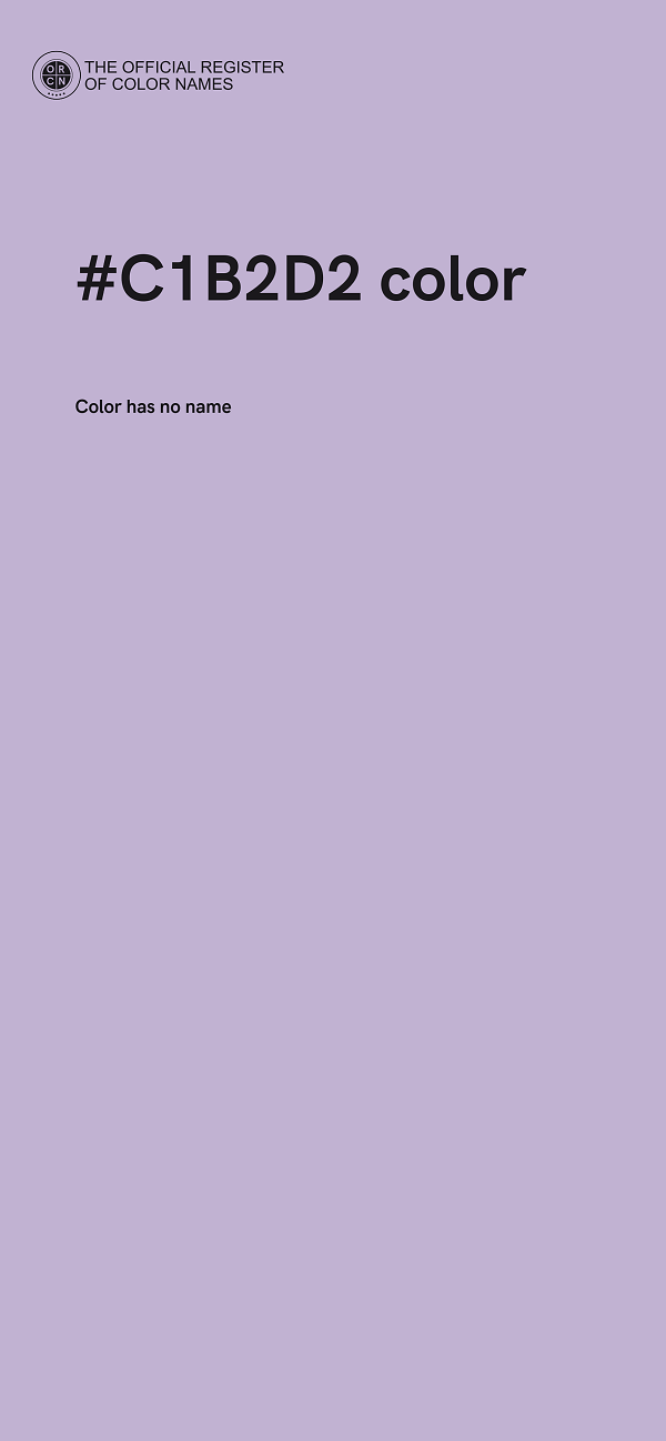 #C1B2D2 color image