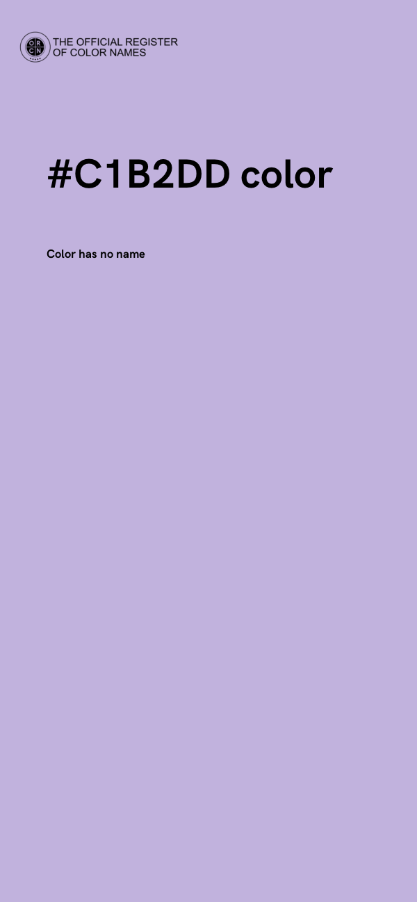 #C1B2DD color image