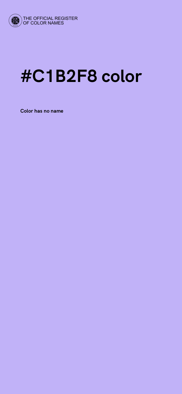 #C1B2F8 color image